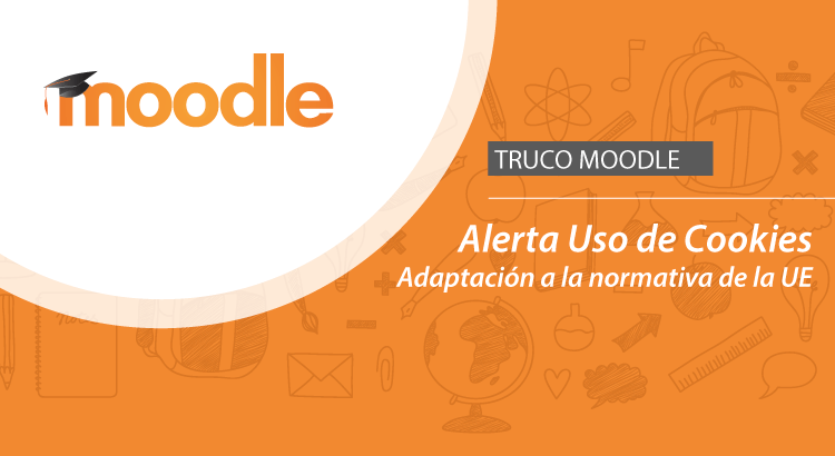 Alerta de uso de Cookies en Moodle