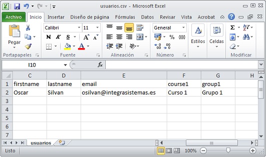 Ejemplo Excel